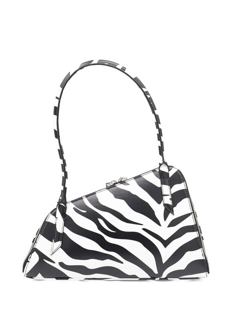 Borsa a spalla Sunrise in bianco e nero The Attico - donna THE ATTICO | 236WAH00042LBT020PR020